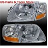 Ford F150 / Expedition Scheinwerfer Satz Klarglas SVT 97 - 03 SATZ ! 1997 2002 Chrom