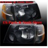 Ford Explorer Scheinwerfer Satz Klarglas 02 - 05 SATZ ! Schwarz 2002 2003 2004