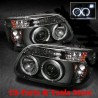 Für Ford Explorer Scheinwerfer Satz Projector 95 - 01 Angeleyes LED Blk 1995