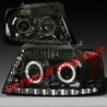 Für Ford F150 04 - 08 Projector Scheinwerfer Satz Dual Angeleyes LED 2004 S