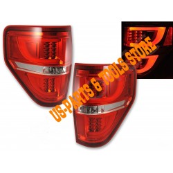Für Ford F150 09 - 14 LED Rückleuchten rot Tube 2009 2012 2011 2014 12 11 10