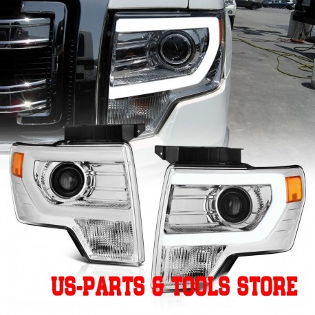 Für Ford F150 09 - 14 Projector Scheinwerfer Lightbar Neon NEU 2009 2014 Ch 2013