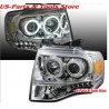 Für Ford Expedition Scheinwerfer Projector Angeleyes LED chrom 07 12 2007 2012