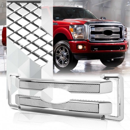 Für Ford F250 F350 : 11 - 16 Kühlergrill chrom Grill Frontgrill 2011 2016 OC