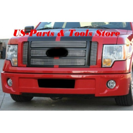 09-12 Ford F150 2009 - 2012 Kühlergrill Frontgrill Grill Aluminium poliert 09 11 2012