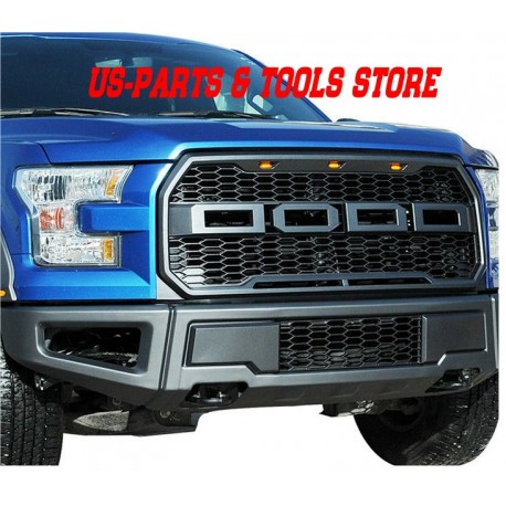 Für Ford F150 2015 - 2017 Kühlergrill Raptor Style Frontgrill Grill LED 17 15 R