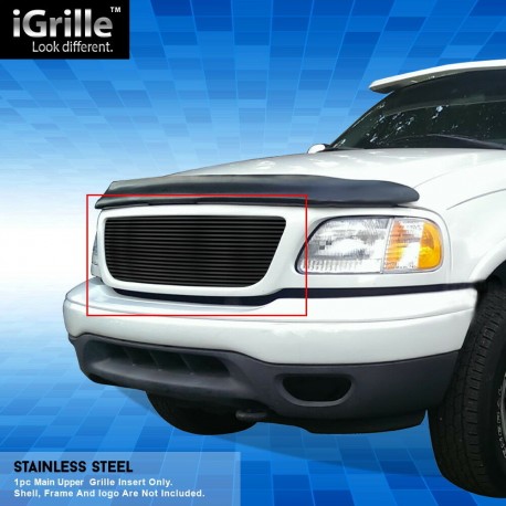 Für Ford F150 Billet Kühlergrill schwarz Frontgrill 99 - 03 Grill 1999 2003