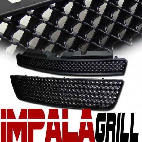 Chevrolet Impala 06 - 13 Kühlergrill Frontgrill Grill oben unten schwarz 2006