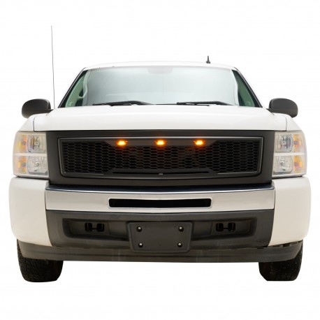 Für Chevrolet Silverado 1500 Gitter Kühlergrill 07 - 13 LED Grill 2007 2013 R