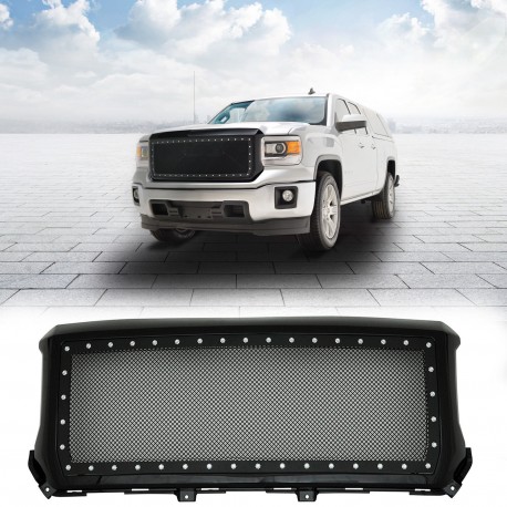 GMC Sierra 1500 14 - 15 Offroad Pocket Kühlergrill Frontgrill Gitter Grill bk