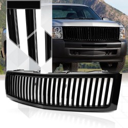 Für Chevrolet Silverado 1500 Kühlergrill schwarz 07 - 13 Custom Grill 2007 2013