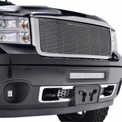 Für GMC Sierra 2500 11 - 14 Kühlergrill Frontgrill Grill chrom Billet 2011 2014