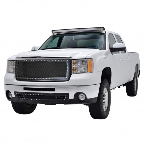 GMC Sierra 1500 07 - 13 Offroad Pocket Kühlergrill Frontgrill Gitter Grill blk