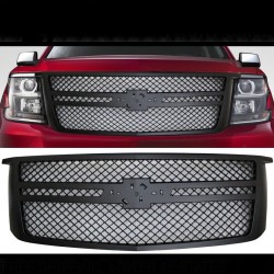 Für Chevrolet Tahoe Suburban Kühlergrill 15 - 19 Custom Grill Gitter black 2017