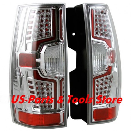 Chevrolet Tahoe Suburban GMC Yukon 07 - 14 Rückleuchten chrom 2007 2009 2014 08