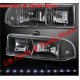 Chevrolet S10 Blazer Set Klarglas LED schwarz 98 - 04 1998 2004 200Scheinwerfer 2