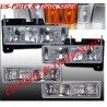 Chevrolet C/K Suburban Silverado Scheinwerfer Set klar 90 - 93 Tahoe 1990 1993 C