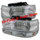 Chevrolet Silverado Tahoe Suburban Scheinwerfer Blinkleuchten Set 99 - 06 2002