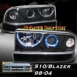 Chevrolet S10 Blazer Scheinwerfer Projector Blinker 98 - 04 2004 1998 99 2000 01