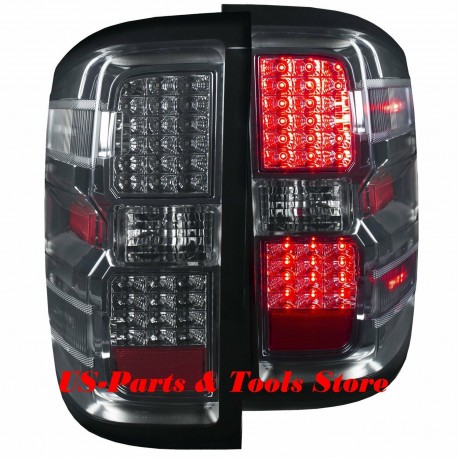 Chevrolet Silverado 1500 2014 2018 LED Rückleuchten smoke 14 18 tail lights