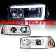 GMC Sierra Yukon Scheinwerfer Neon Tube 99 - 06 LED chrom 1999 2006 Denali 01