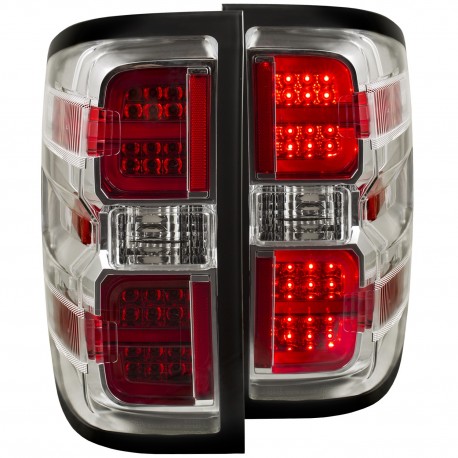 Chevrolet Silverado 2014 - 2018 LED NEON Rückleuchten chrom 14 18 tail lights