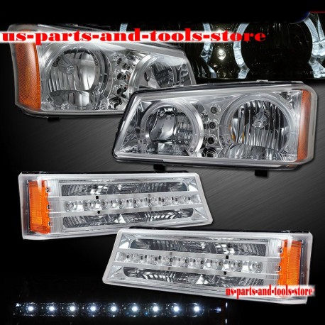 Chevrolet Silverado Avalanche 02 - 06 Scheinwerfer chrom Blinker LED 2003 2006