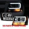 Chevrolet Tahoe Suburban Avalanche Scheinwerfer LED Tube black 2007 - 2014 07 14