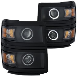 Chevrolet Silverado 2014 -2015 Scheinwerfer Set Projector LED schwarz 14 15