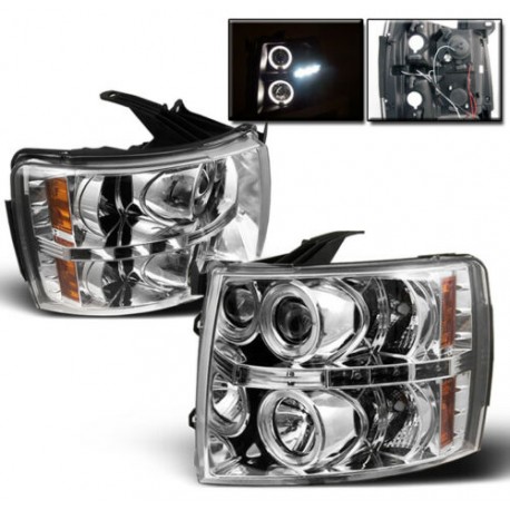 Chevrolet Silverado 2007 -2013 Scheinwerfer Set Projector LED schwarz 07 13 12 1