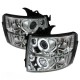 Chevrolet Silverado 2007 2013 Projector Scheinwerfer chrom ccfl Angeleyes 07 13