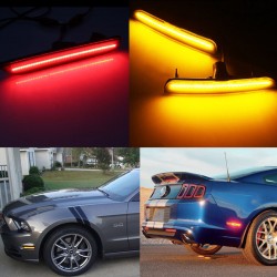 Für Ford Mustang LED Sidemarker Seitenmarkierungsleuchten 10 - 14 2010 2014 12 S