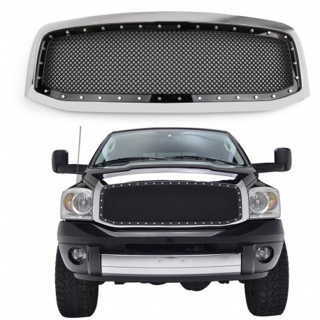 Für DODGE Ram 06 - 08 : Gitter Kühlergrill chrom Rivet Style Grill 2008 2006