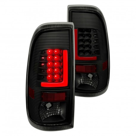 Für Ford F250 F350 F450 : 08 - 16 LED Rückleuchten black smoke 2008 2016 tube re