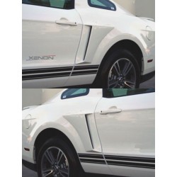 10-14 Ford Mustang Custom Side Scoops 2013 13 2012 12 Hutze
