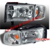 DODGE RAM 94 - 01 KLARGLAS SCHEINWERFER Satz 1994 2001 2000 1999 1998 1995 99