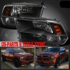 DODGE RAM 2009 - 2018 SCHEINWERFER SCHWARZ DUAL 09 - 18 2010 2012 Quad Light