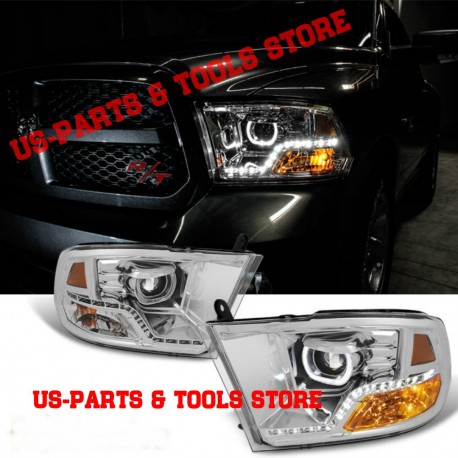 DODGE RAM 2009 2018 PROJECTOR SCHEINWERFER 09 - 18 14 2009 2012 2010 2016 LED