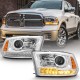 DODGE RAM 2009 2018 PROJECTOR SCHEINWERFER 09 - 18 14 2015 2014 17 LED OCHDRL