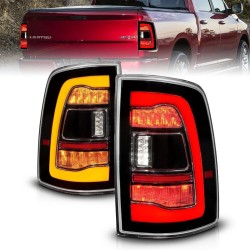 Dodge Ram Anzo LED Tube Rückleuchten schwarz klar Blinker gelb 2009 2010 2018