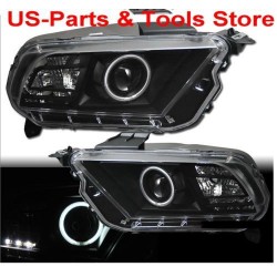 10-14 FORD MUSTANG 2010 - 2014 CCFL PROJECTOR SCHEINWERFER LED Angeleyes 10 12 14 2012