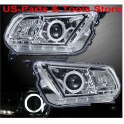 10-14 FORD MUSTANG 2010 - 2014 CCFL PROJECTOR SCHEINWERFER LED Angeleyes 10 12 2012 14
