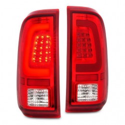 Für Ford F250 F350 F450 : 08 - 16 LED Rückleuchten rot 2008 2016 tube red