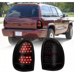 98 / 96 - 03 Dodge Durango / Voyager LED Rückleuchten schwarz smoke