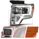 Für Ford F150 09 - 14 Projector Scheinwerfer Light Tube 2009 2014 chrom 2013