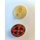 Metall Pin Button Wagner PMC Relief Emaille