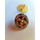 Metall Pin Button Wagner PMC Relief Emaille