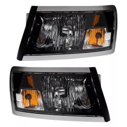 DODGE Dakota Scheinwerfer Klarglas schwarz einteilig 2008 2011 2010 2009 08 11 09