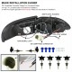 94-98 FORD MUSTANG PROJECTOR SCHEINWERFER 1 Teilig LED,SATZ! NEU!Chrom 1994 96