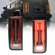 Hummer H2 Voll LED Rückleuchten schwarz klar Blinker gelb
